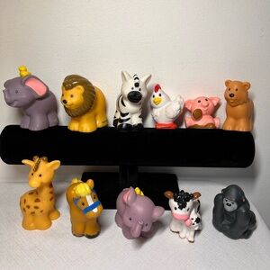 Little People Animal Farm and Safari Toy Set